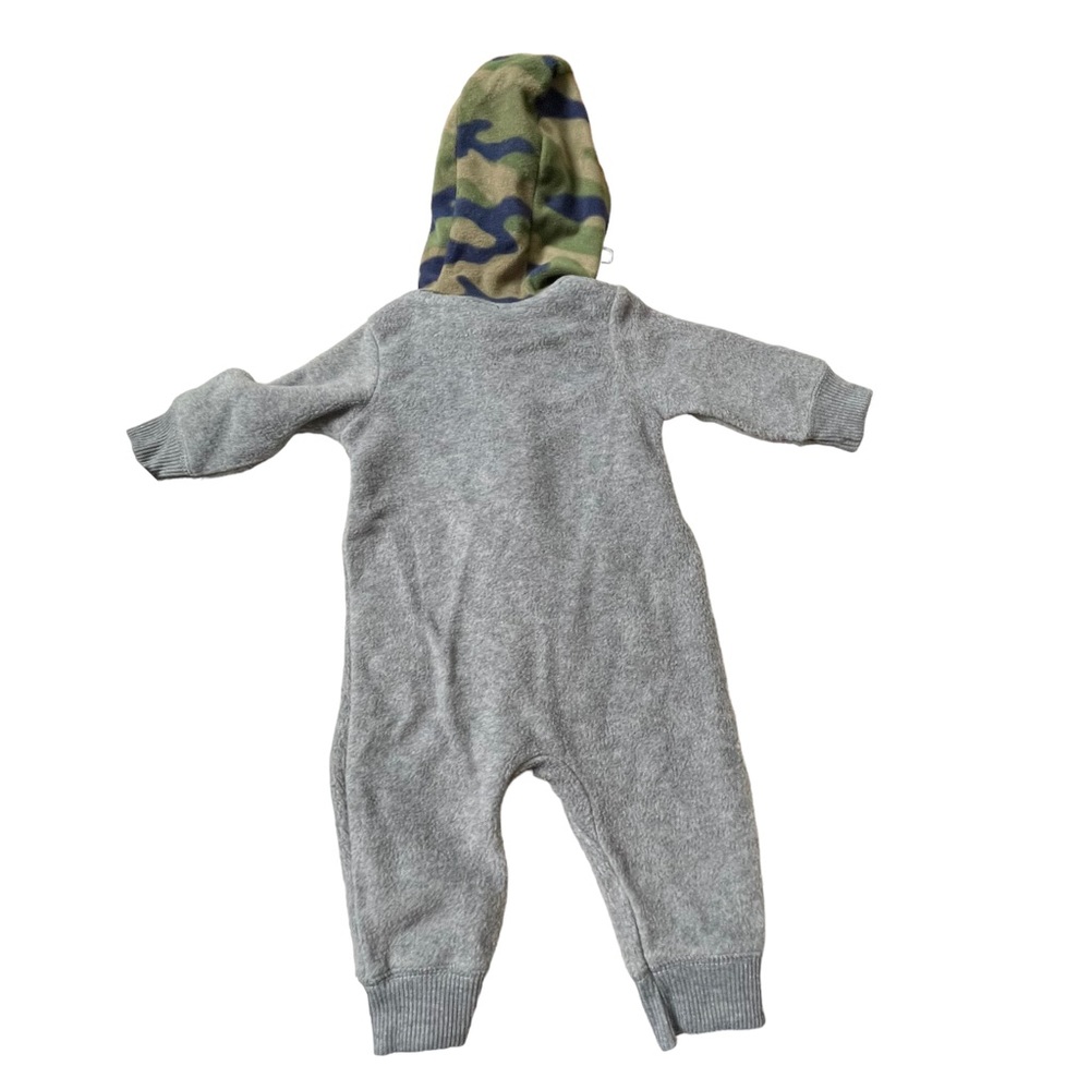 Carter’s baby boy hooded jumpsuit size 3M - Picture 8 of 13